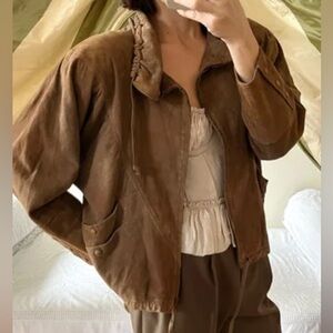 Vintage Miss Chloé Suede Ruched Jacket